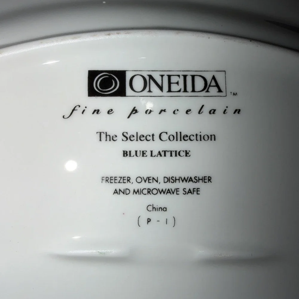 Oneida fine porcelain